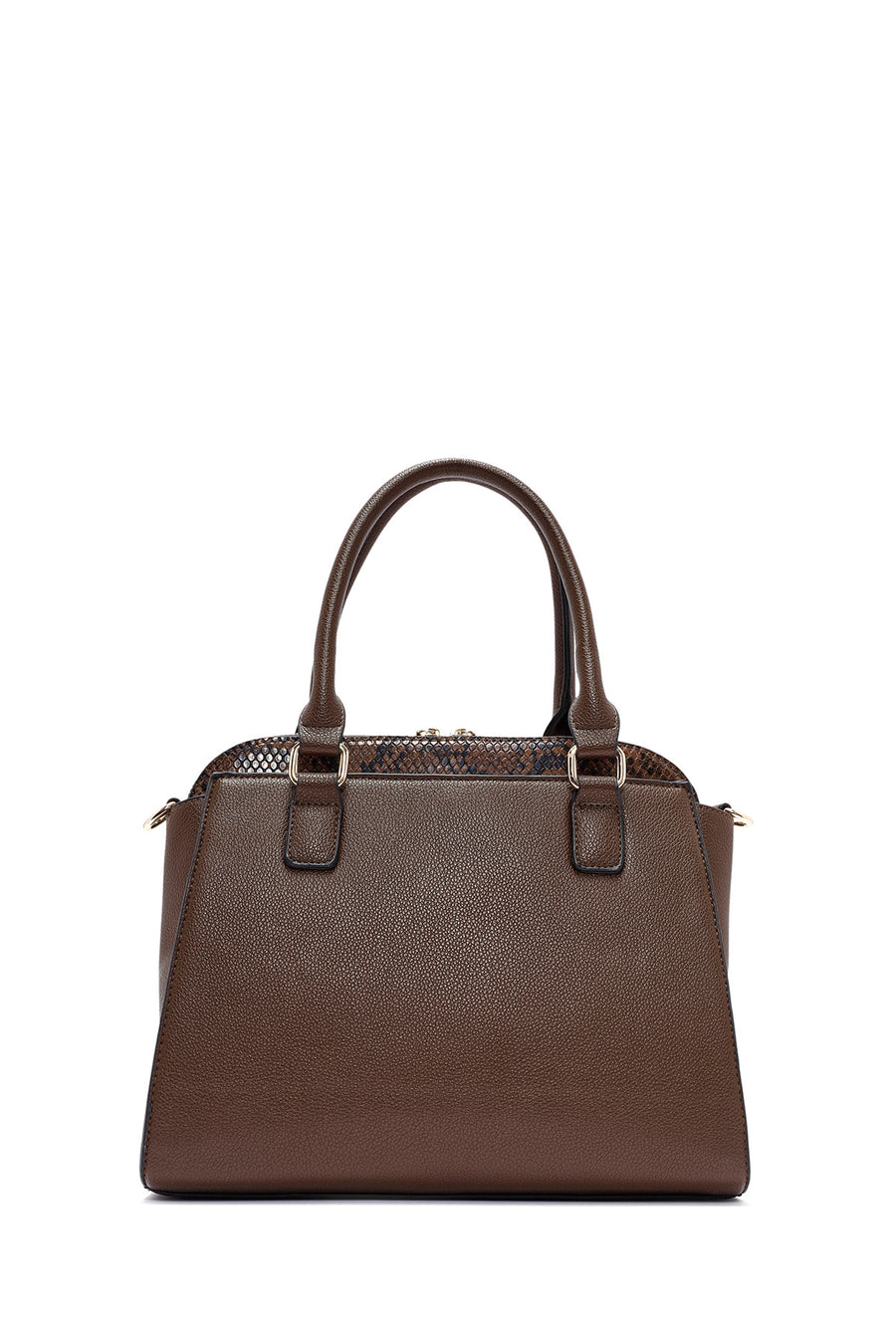 Women's Brown Long Strap Classic Shoulder Bag