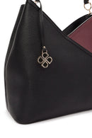 Women's Black Short and Long Strapped Shoulder Bag | Derimod