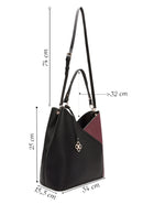 Women's Black Short and Long Strapped Shoulder Bag | Derimod