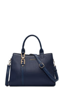 Women's Navy Blue Long Strap Classic Shoulder Bag | Derimod
