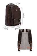 Unisex Brown Backpack | Derimod