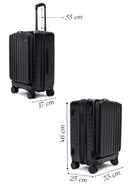 D-Pack Unisex Siyah Kabin Boy Valiz | Derimod