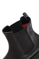 Woman Siyah Leather Chelsea Bot | Derimod