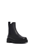 Woman Siyah Leather Chelsea Bot | Derimod