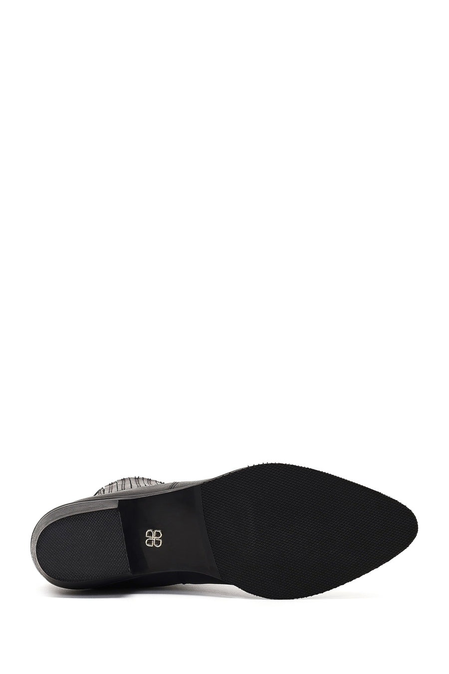 Women's Black Leather Chelsea Boot