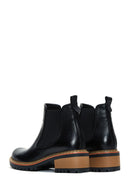 Woman Siyah Leather Chelsea Bot | Derimod