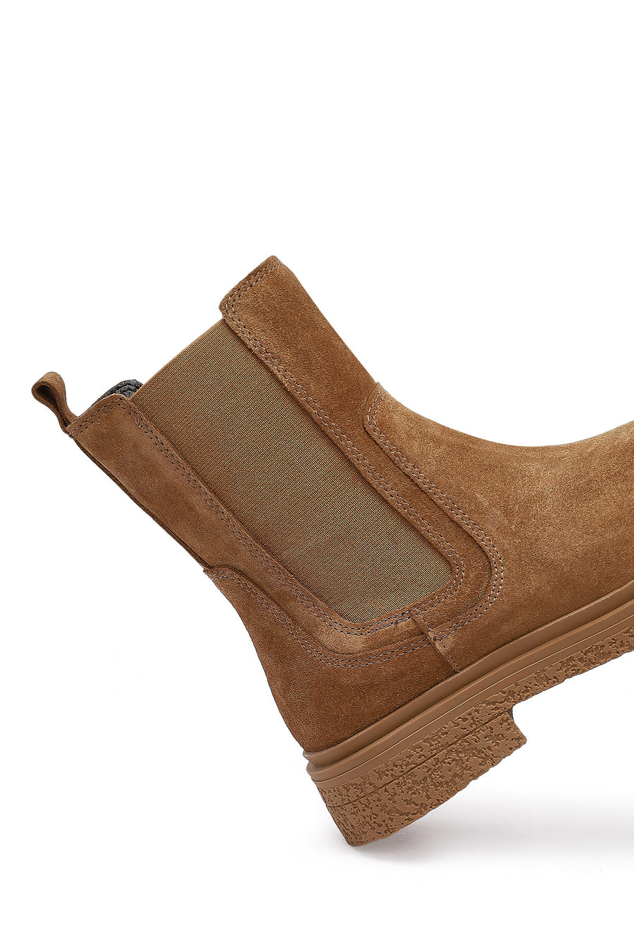 Women's Mink Suede Leather Chelsea Boot