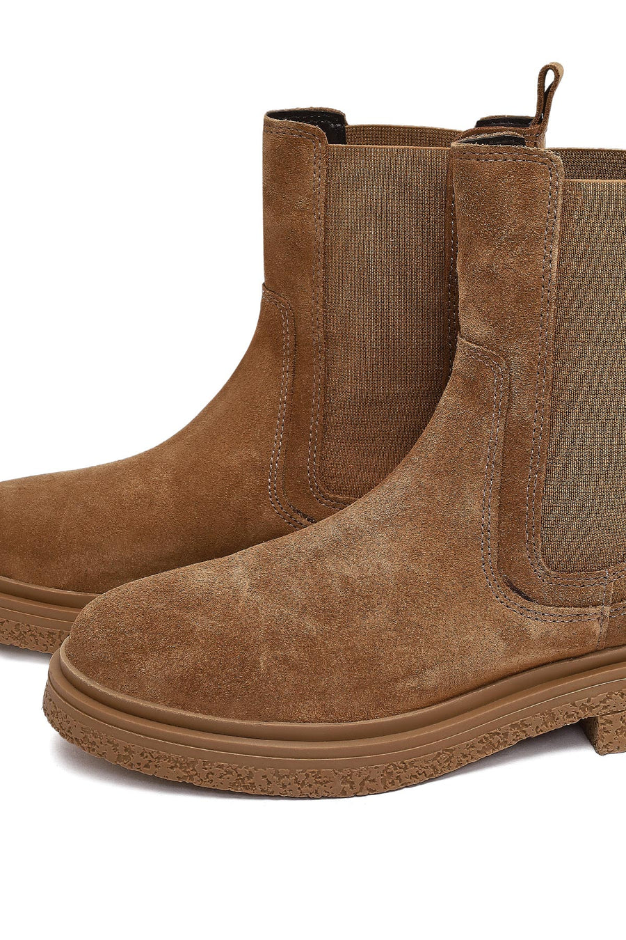 Women's Mink Suede Leather Chelsea Boot