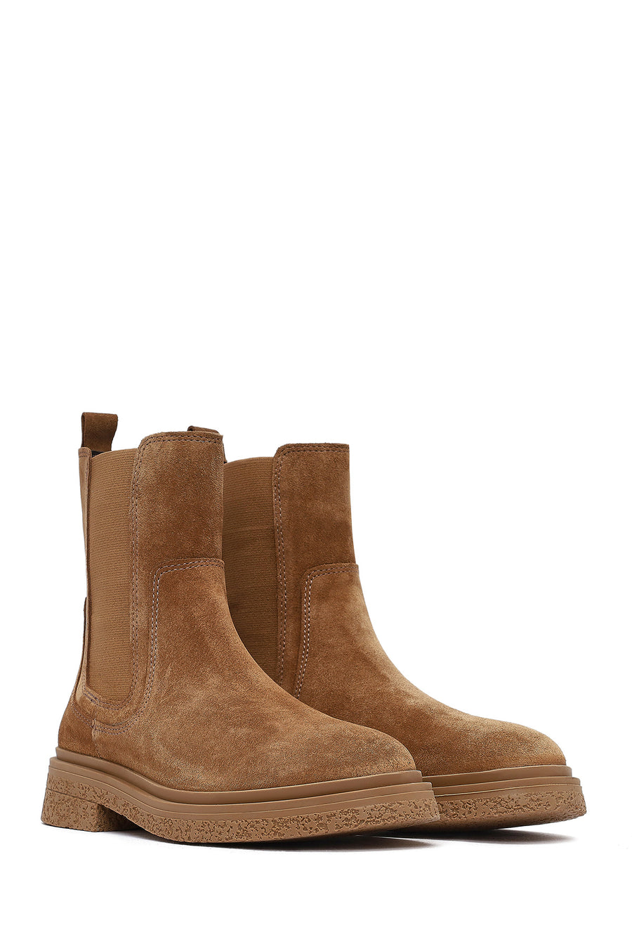 Women's Mink Suede Leather Chelsea Boot