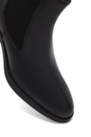 Woman Black Chunky Heels Leather Cowboy Boots | Derimod