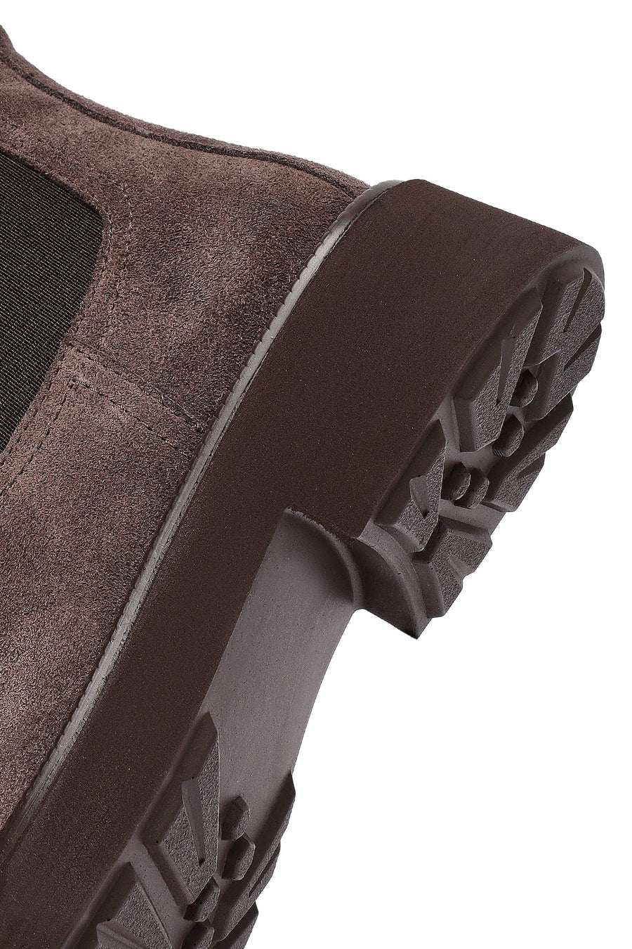 Woman Mink Thick-Soled Suede Leather Chelsea Boots