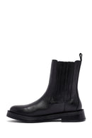 Woman Siyah Leather Chelsea Bot | Derimod
