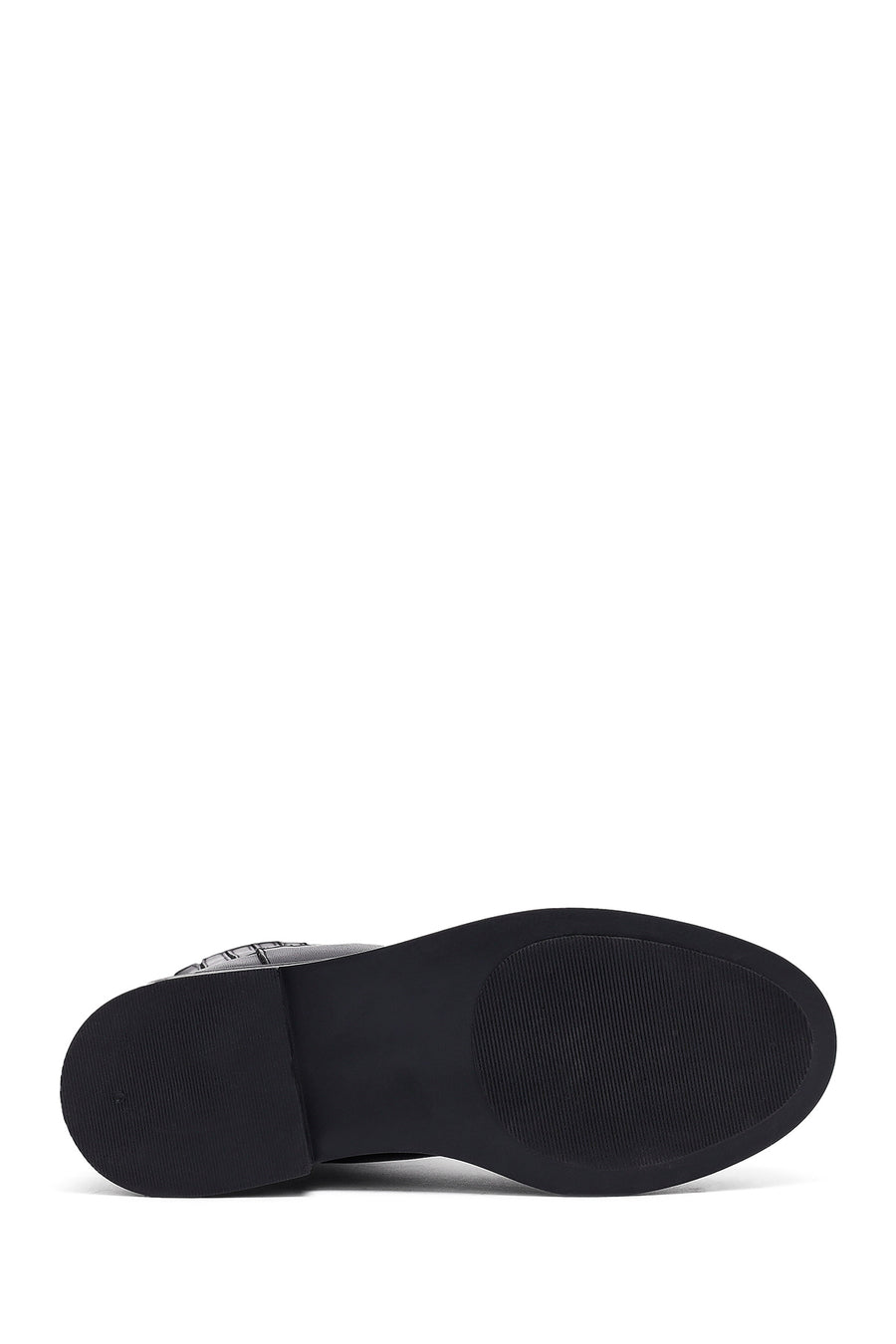 Woman Siyah Leather Chelsea Bot