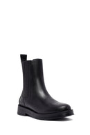 Woman Siyah Leather Chelsea Bot | Derimod