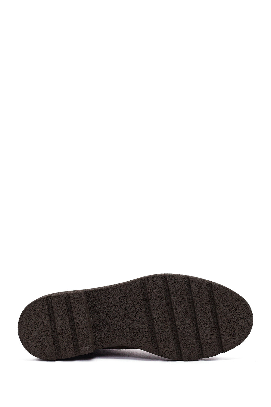 Women's Taupe Thick-Soled Suede Leather Chelsea Boot