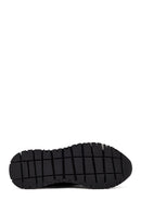 Men's Brown Lace-Up Thick-Soled Leather Casual Sneaker | Derimod