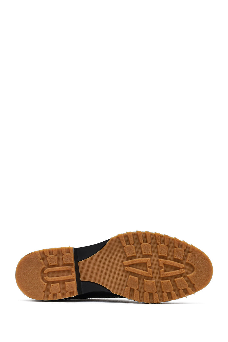 Men's Black Lace-Up Leather Casual Shoes