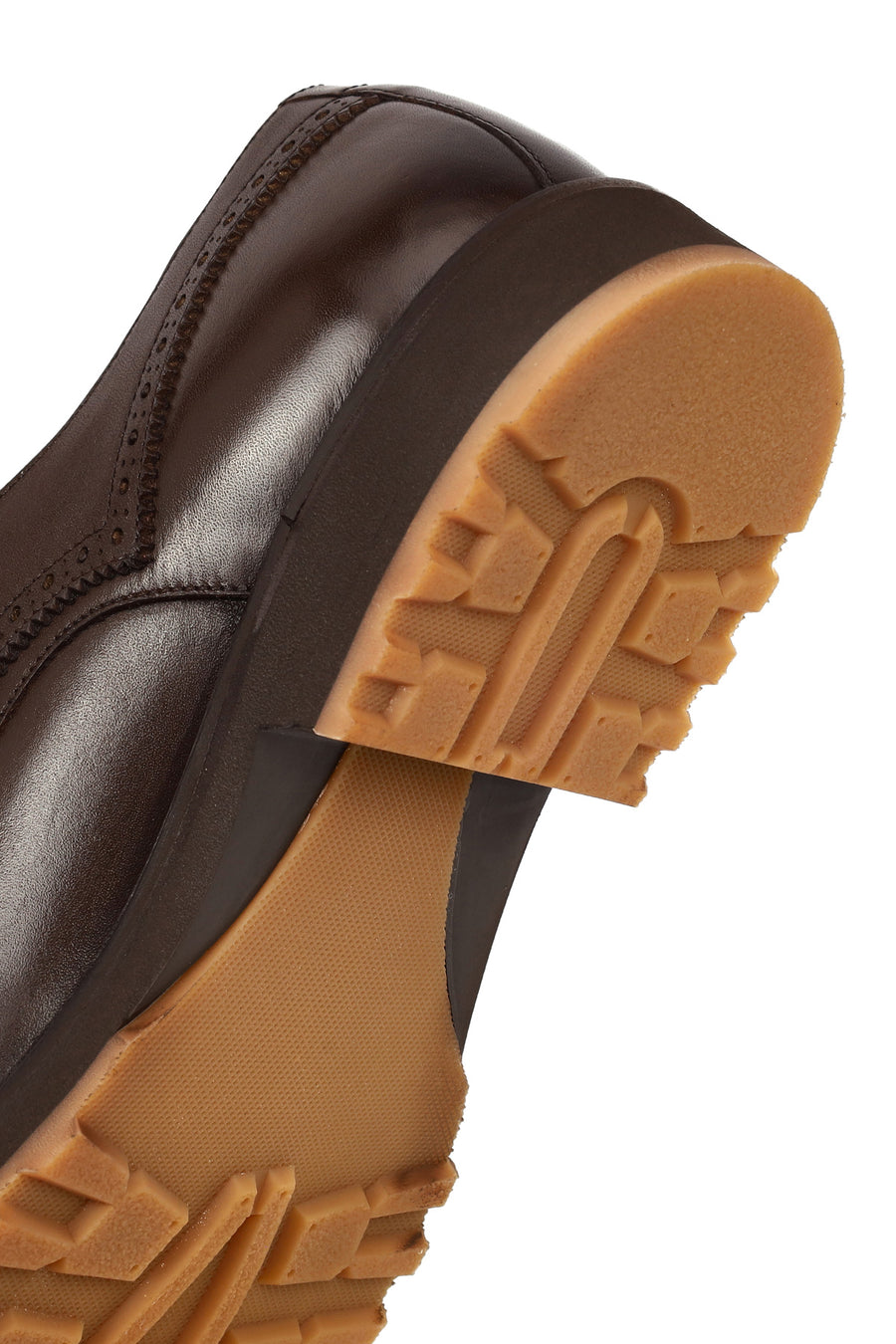 Men's Brown Lace-Up Leather Casual Shoes