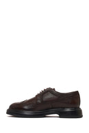 Men's Brown Lace-Up Thick Sole Leather Casual Shoes | Derimod