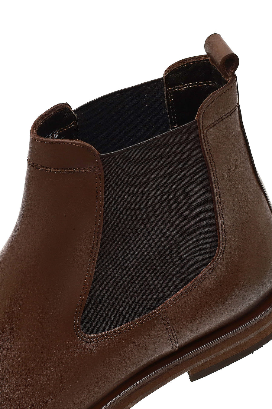 Men's Brown Leather Casual Chelsea Boot