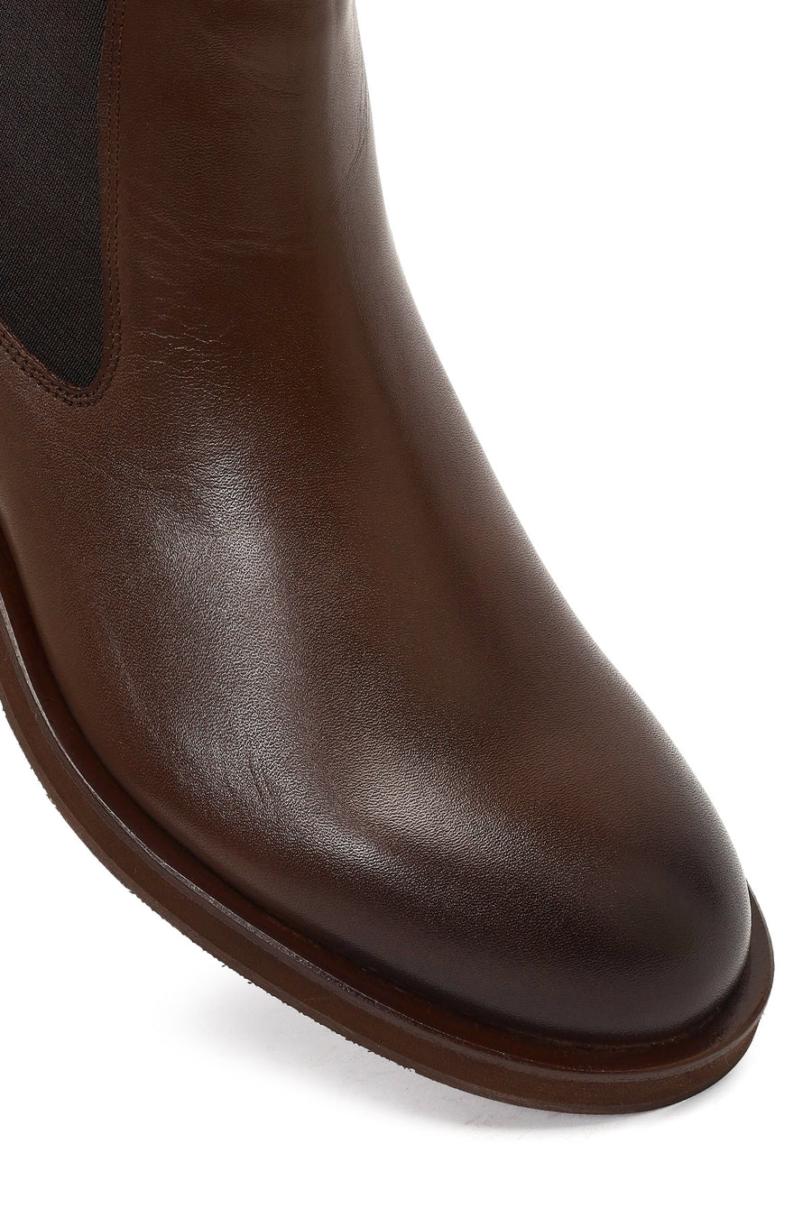 Men's Brown Leather Casual Chelsea Boot