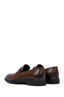 Erkek Kahverengi Deri Klasik Loafer | Derimod