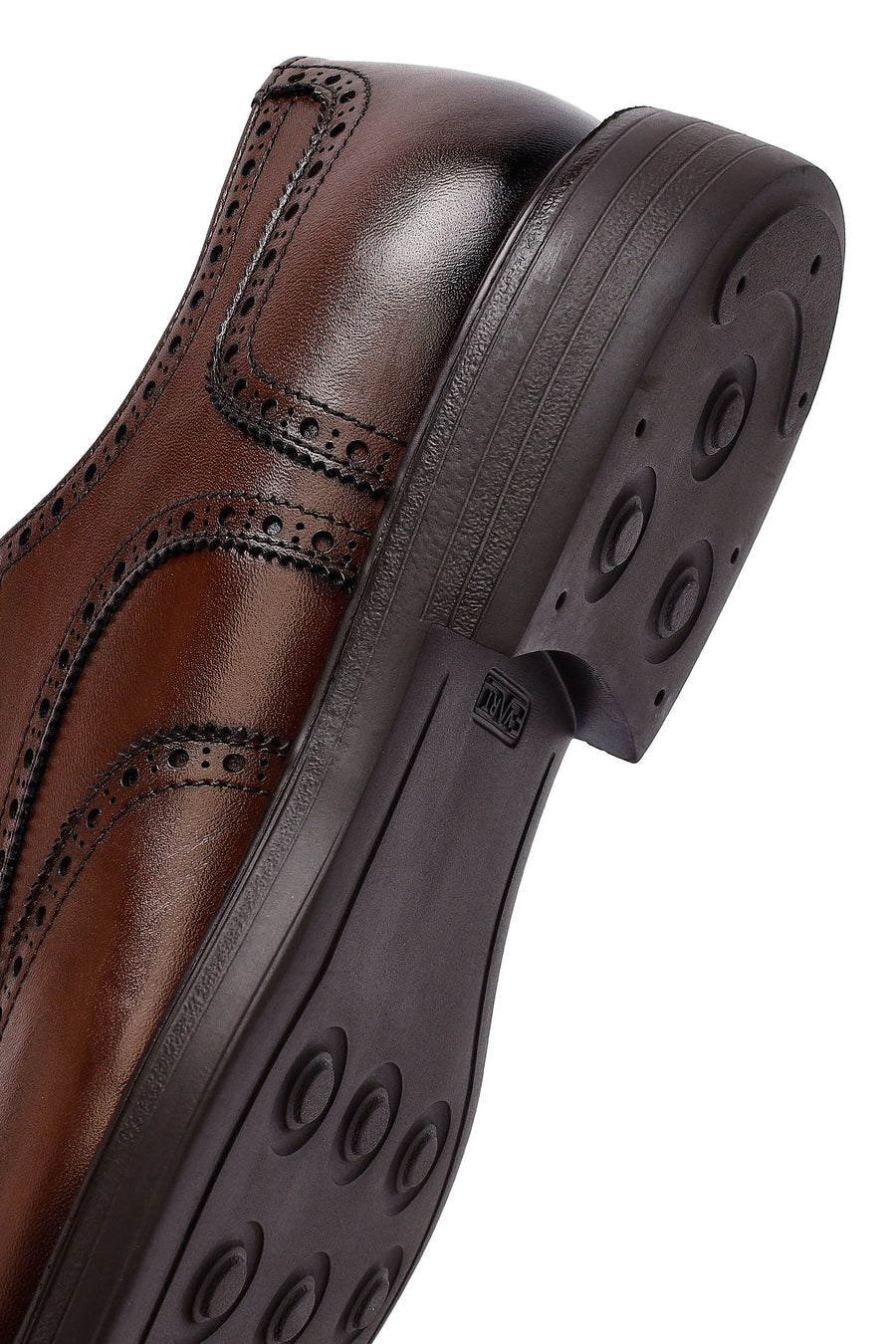 Men's Brown Lace-Up Leather Classic Shoes