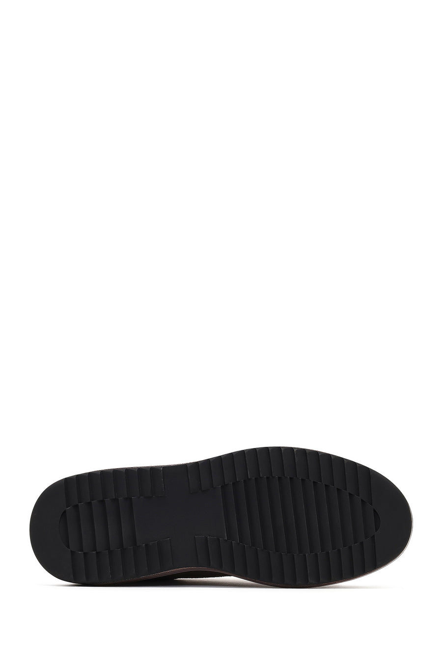 Men's Mink Lace-Up Thick-Soled Suede Leather Sneaker