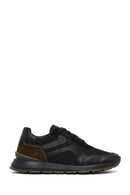 Men's Green Lace-Up Leather Sneaker | Derimod