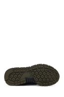 Men's Green Lace-Up Leather Sneaker | Derimod