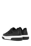 Erkek Siyah Kalın Tabanlı Süet Deri Sneaker | Derimod