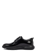Men's Black Lace-Up Thick-Soled Leather Casual Shoe | Derimod
