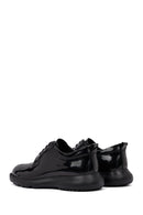 Men's Black Lace-Up Thick-Soled Leather Casual Shoe | Derimod