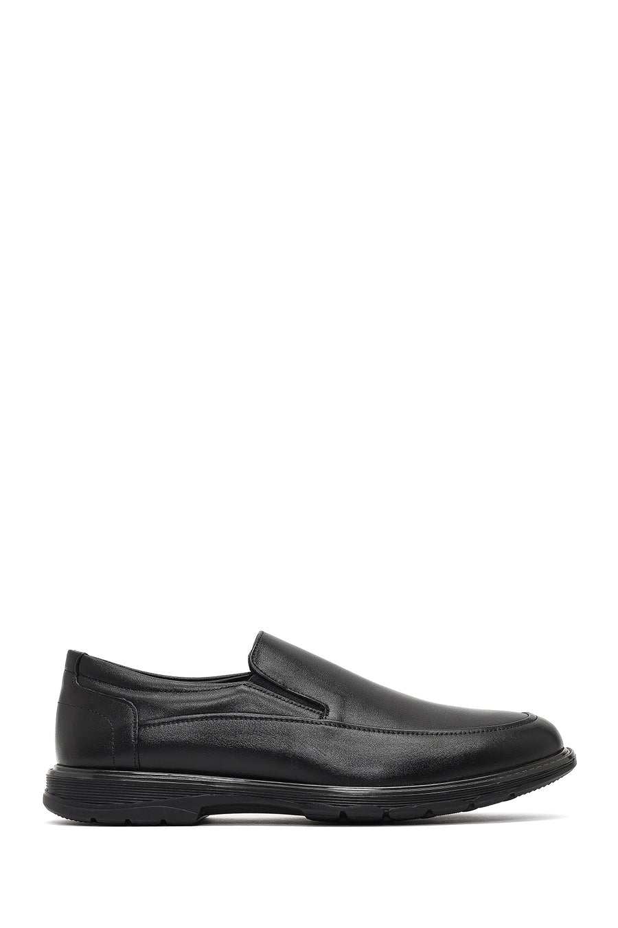 Men's Black Leather Casual Shoes 25WFD671218 | Derimod