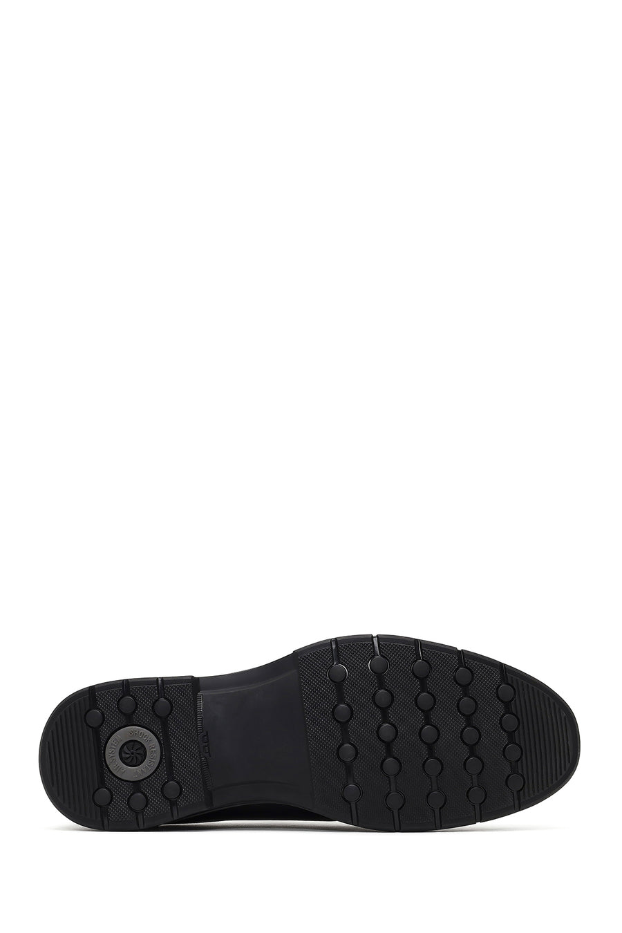 Men's Black Leather Casual Shoes