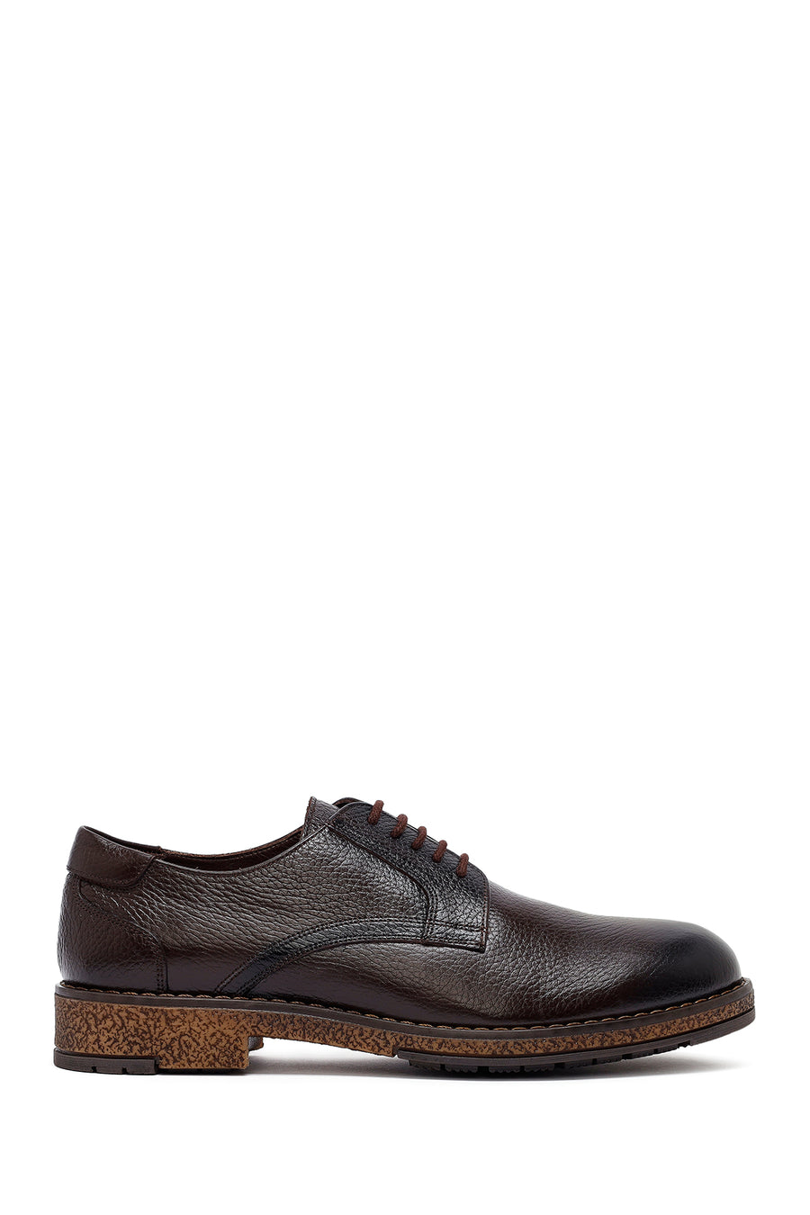 Men's Brown Lace Up Leather Casual Shoes 25WFD6716FT | Derimod