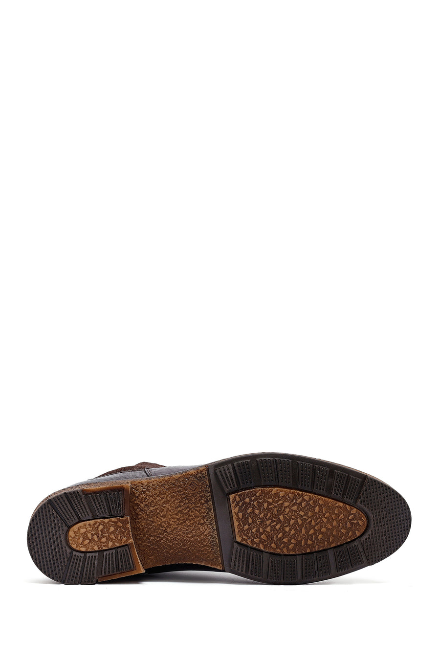 Erkek Kahverengi Deri Chelsea Bot