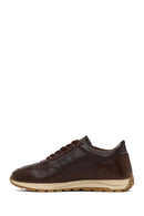 Men's Brown Lace-up Leather Casual Sneaker | Derimod