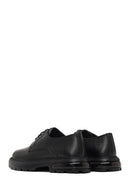 Men's Black Lace-Up Thick-Soled Leather Casual Shoe | Derimod