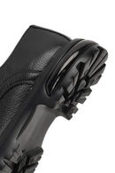 Men's Black Lace-Up Thick-Soled Leather Casual Shoe | Derimod