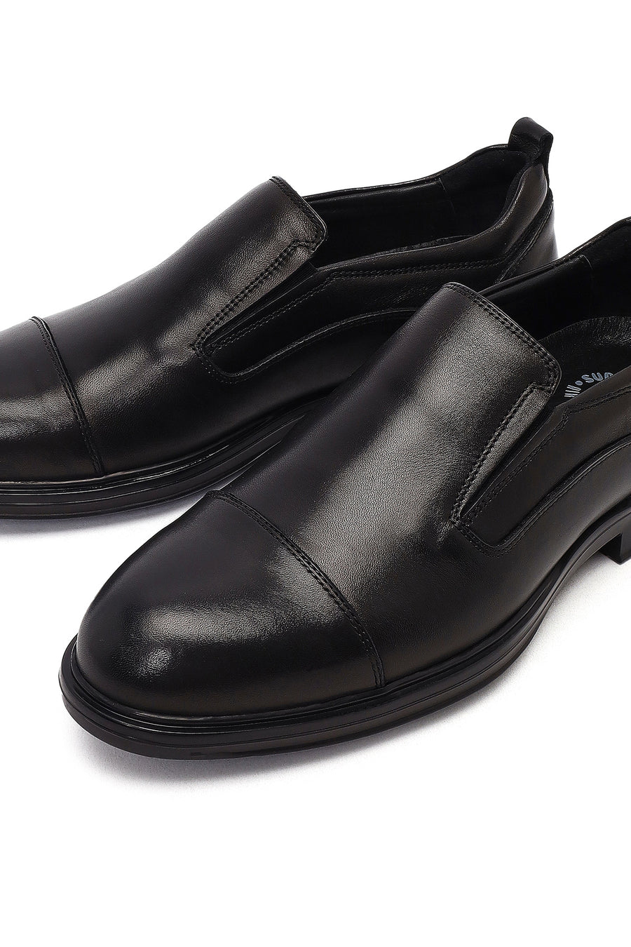 Derimod Fly Men Black Leather Casual Comfort Shoes