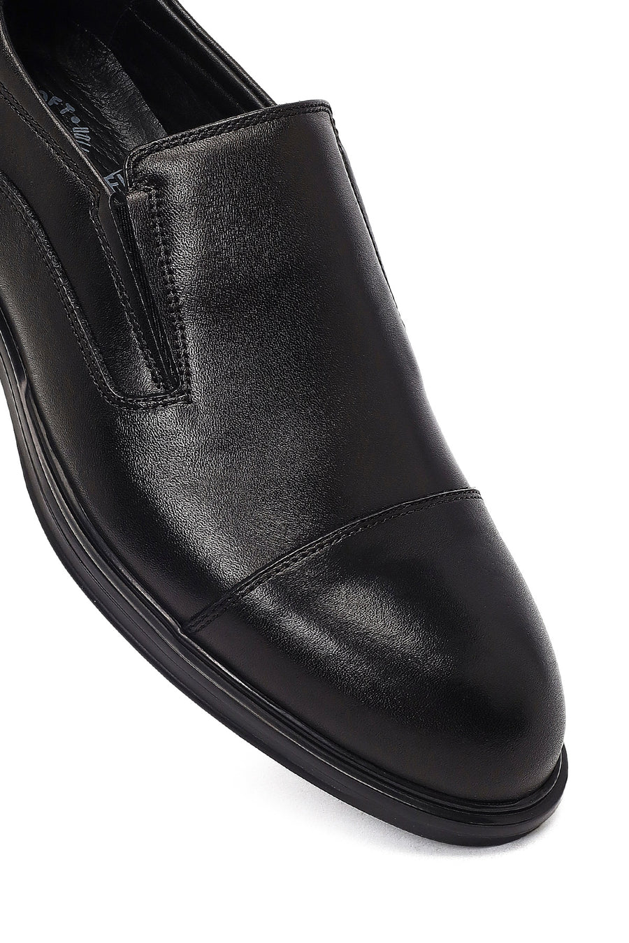 Derimod Fly Men Black Leather Casual Comfort Shoes