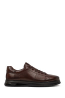 Men's Brown Lace-Up Leather Casual Sneaker | Derimod