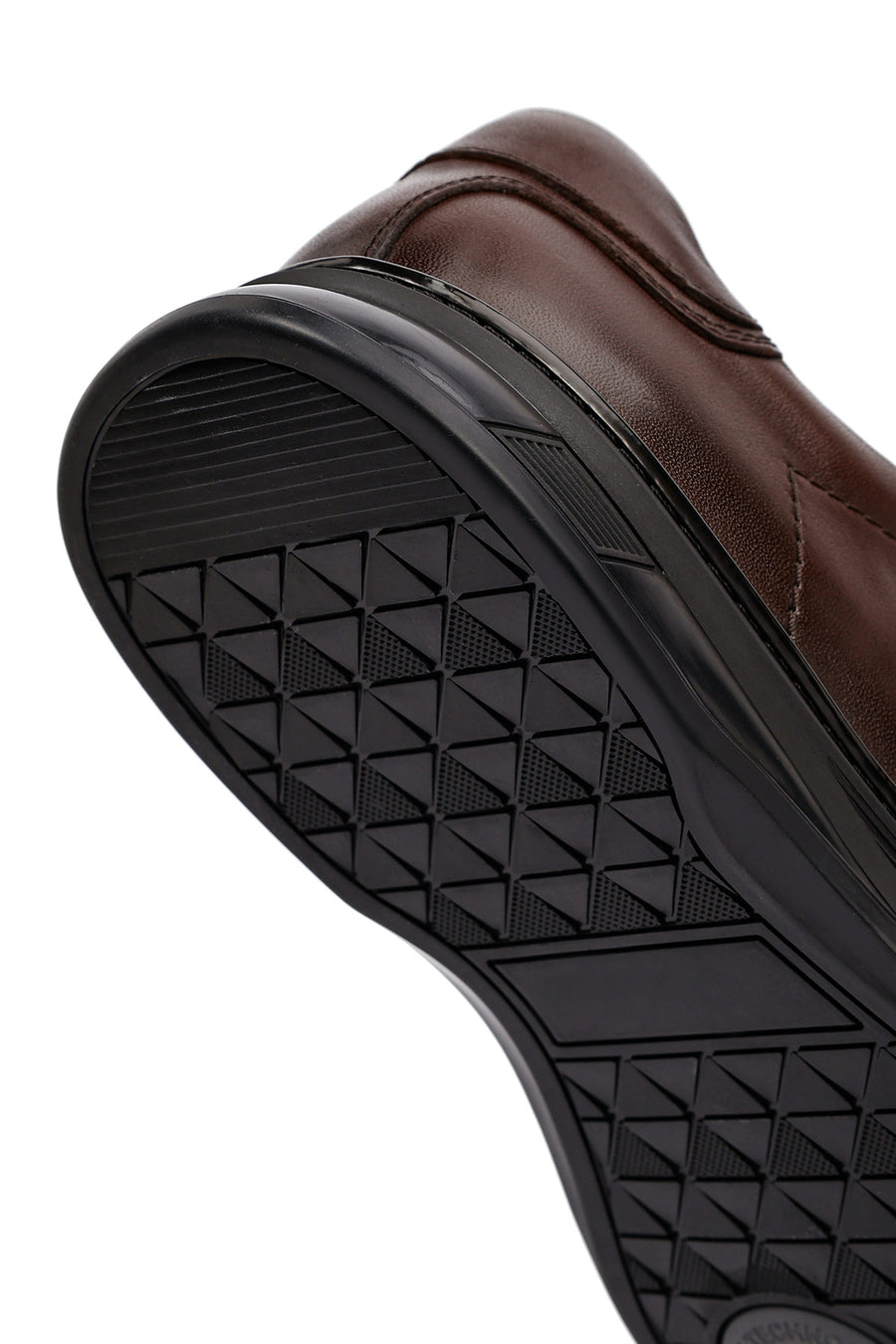Men's Brown Lace-Up Leather Casual Sneaker