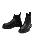 Male Black Leather Casual Chelsea Boots | Derimod