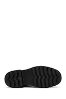 Male Black Leather Casual Chelsea Boots | Derimod