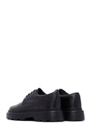 Men's Black Lace-Up Thick-Soled Leather Casual Shoes | Derimod