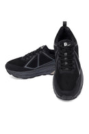 Derimod Dry Erkek Siyah Bağcıklı Kalın Tabanlı Kumaş Sneaker | Derimod