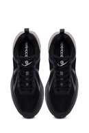 Derimod Dry Erkek Siyah Bağcıklı Kalın Tabanlı Kumaş Sneaker | Derimod
