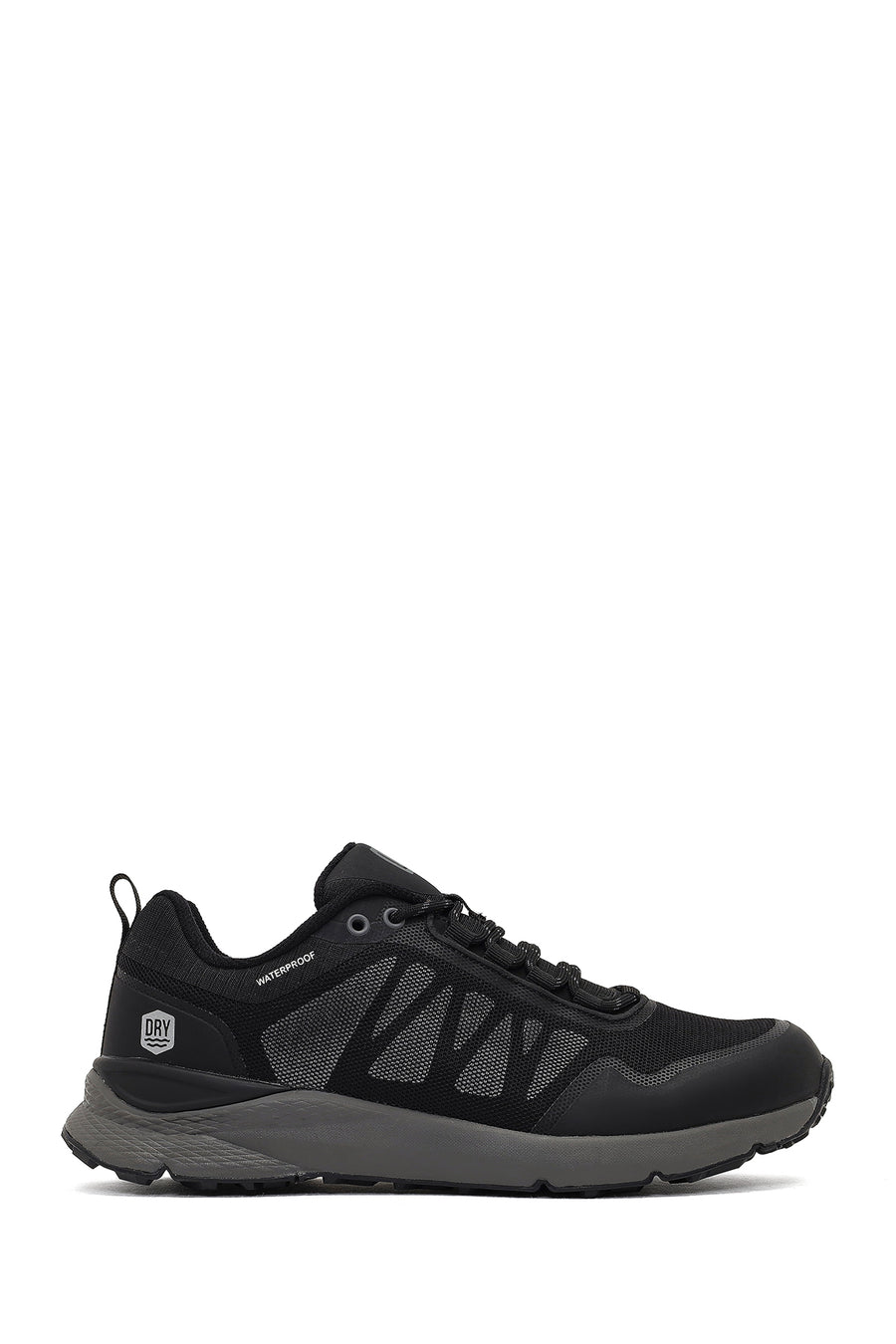 Derimod Dry Erkek Siyah Bağcıklı Kumaş Sneaker 25WFD692114 | Derimod